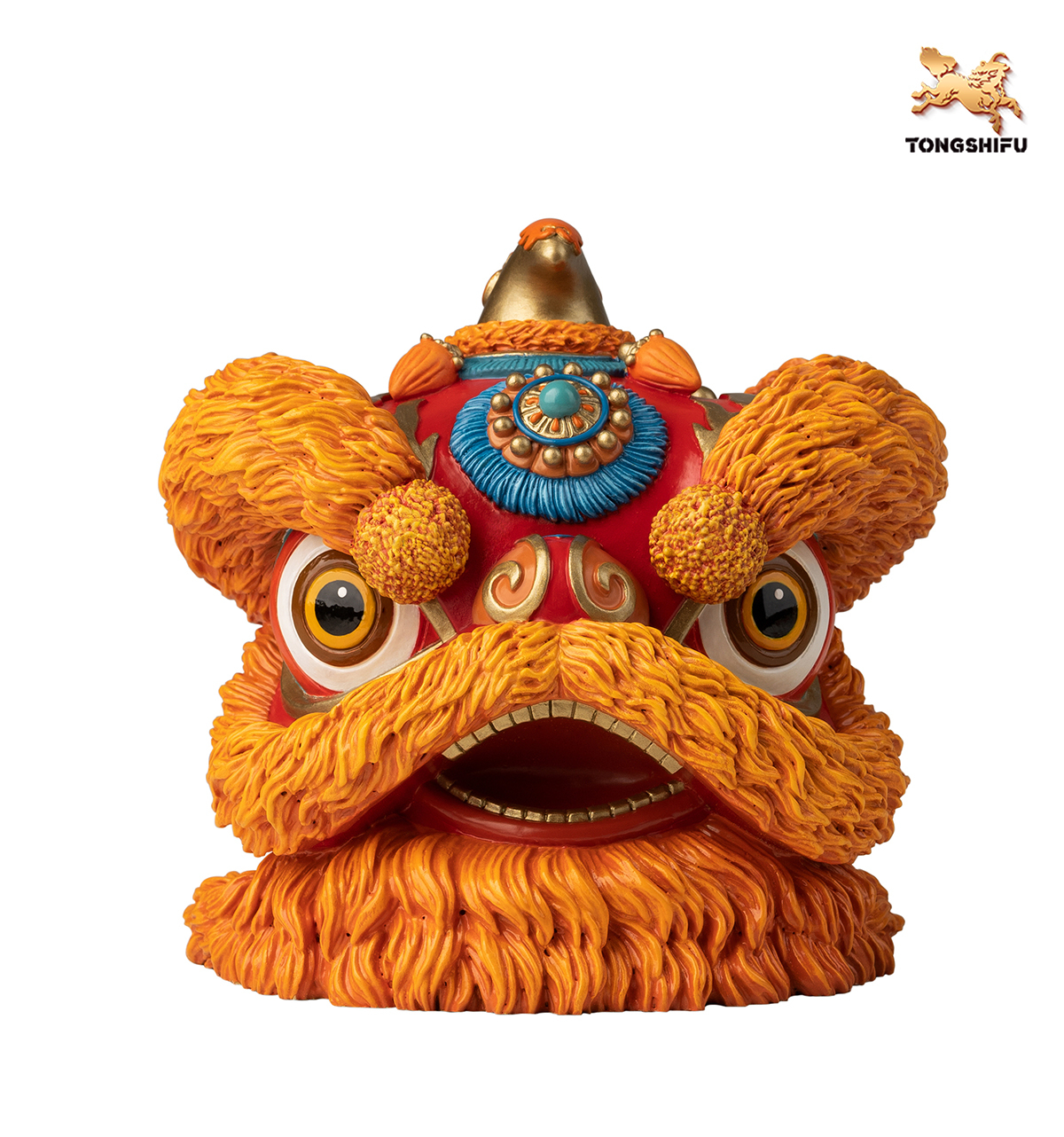 THE DANCING LION HEAD