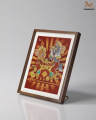 TOM AND JERRY COPPER PLATE CARVED PAINTING A EDITION