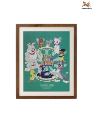 TOM AND JERRY COPPER PLATE CARVED PAINTING F EDITION