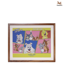 TOM AND JERRY COPPER PLATE CARVED PAINTING H EDITION