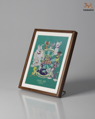 TOM AND JERRY COPPER PLATE CARVED PAINTING F EDITION