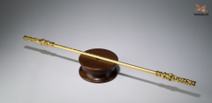 WUKONG'S GOLDEN CUDGEL (LARGE SIZE, GOLD PLATED)