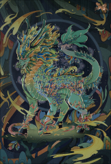 The Five Element Qilins: Wood Qilin