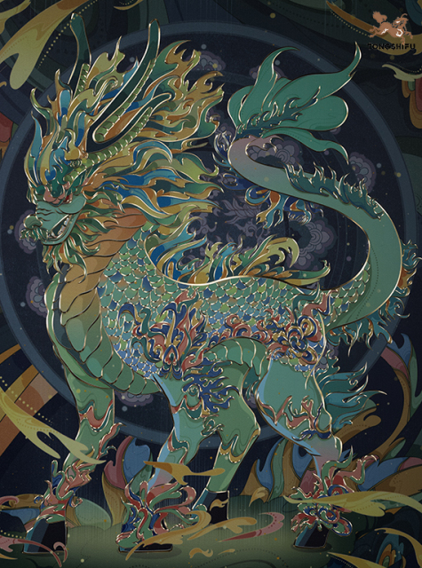 The Five Element Qilins: Wood Qilin