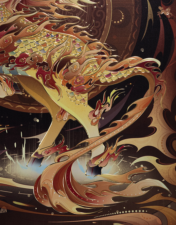 The Five Element Qilins: Fire Qilin