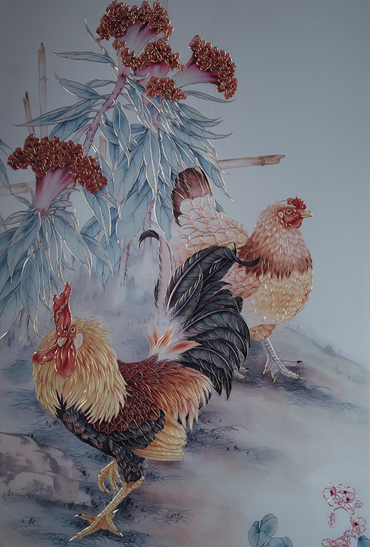 CRIMSON CREST AND GLORIOUS FEATHERS