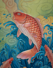 Nine Fish Gathering Wealth – II
