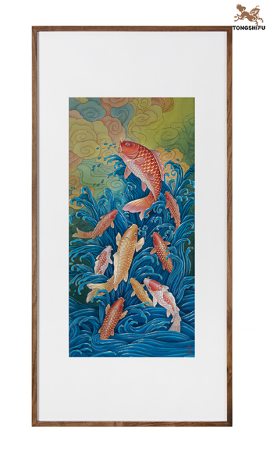 Nine Fish Gathering Wealth – II