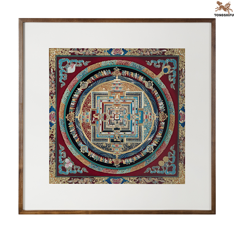 THANGKA OF THE KALACHAKRA MANDALA