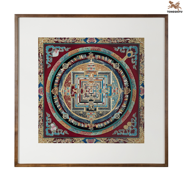 THANGKA OF THE KALACHAKRA MANDALA