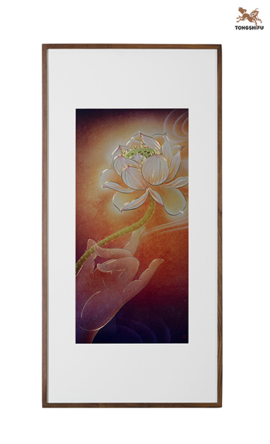 BUDDHA HOLDING A FLOWER