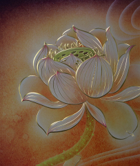 BUDDHA HOLDING A FLOWER
