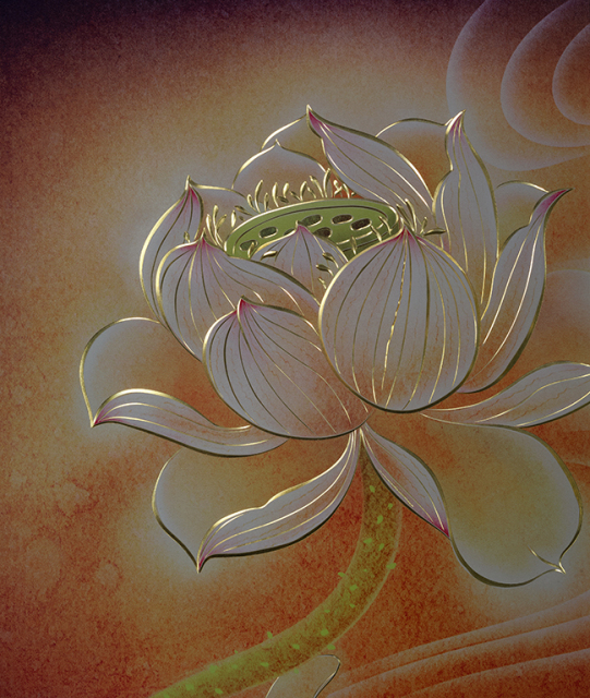 BUDDHA HOLDING A FLOWER