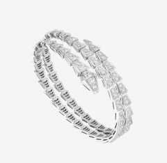 双圈满钻小蛇手镯（16~19寸）