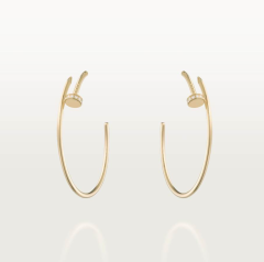 钉子大圈头尾钻耳环