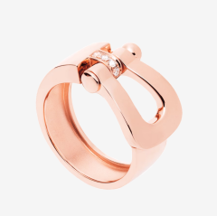 马蹄扣小号接口带钻戒指