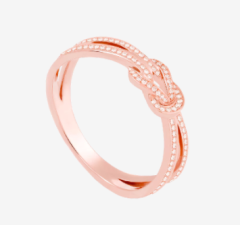 8字扣小号满钻戒指