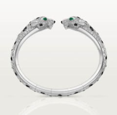 双豹子满钻黑斑点手镯（16~19寸）