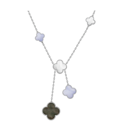 六花三石混合项链