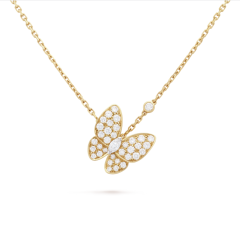 蝴蝶满钻项链