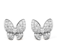 蝴蝶满钻耳钉