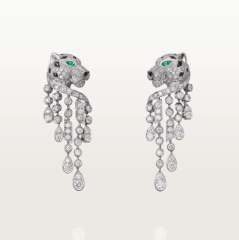 白金豹满钻耳饰（缩金）