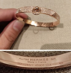 爱马仕手镯（17-19寸）