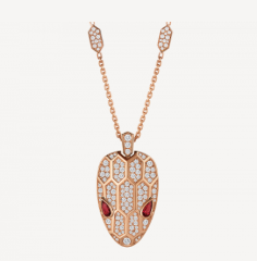 蛇头项链（缩金）