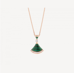 一大一小边钻扇形项链（1：1）