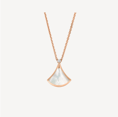 单钻扇形包边项链 (1:1)