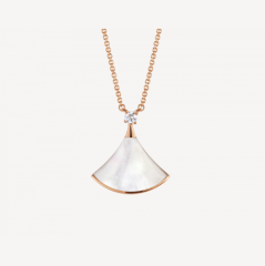 单钻扇形项链 (1:1)