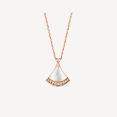 单钻+边钻扇形项链 (1:1)