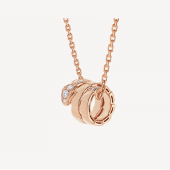 三圈头尾钻蛇项链（1：1）