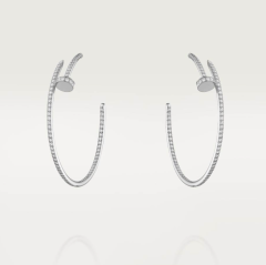 钉子大圈满钻耳环（1：1）