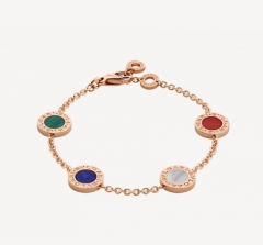 彩色4圆饼无钻手链（1：1）