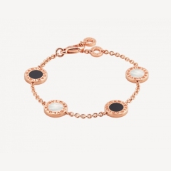 黑白4圆饼无钻手链（1：1）