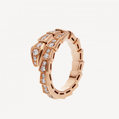 单圈满钻小蛇戒指（1：1）