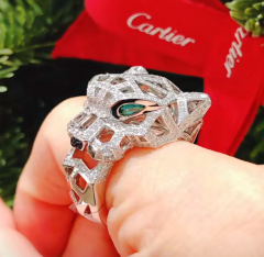 豹子镂空满钻戒指（1:1）