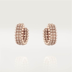 双排铆钉满钻耳钉（1：1）