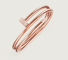 双圈头尾钻钉子手镯（15~19寸）