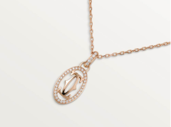 卡地亚密镶钻logo项链（1：1）