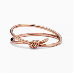 TIFFANY素金绳结手镯（1:1）