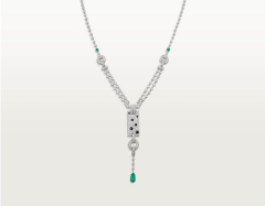 满钻黑斑祖母绿长项链（1:1）