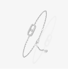 滑动满钻单钻手链