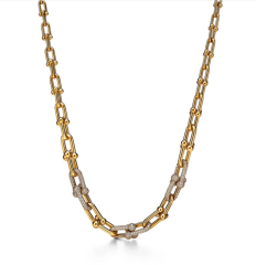 Tiffany 隔钻链环项链