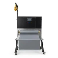 HDPE film loaded on an SE901 handheld foam-in-place machine