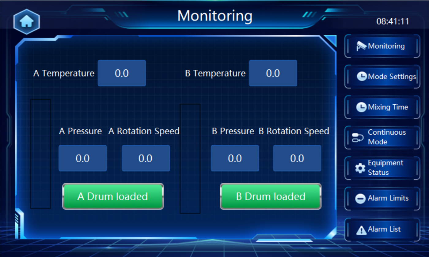HMI Monitoring screen