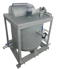 Pneumatic Caustic Soda Mixing Unit c/w air pump