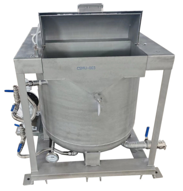 Pneumatic Caustic Soda Mixing Unit c/w air pump
