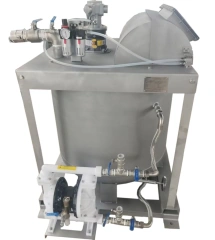Pneumatic Caustic Soda Mixing Unit c/w air pump